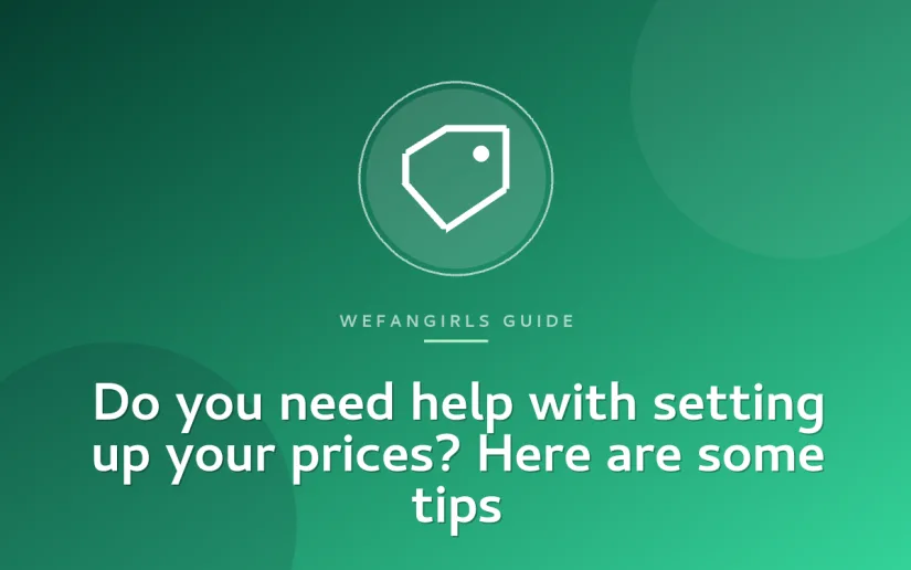 Do you need help with setting up your prices? Here are some tips